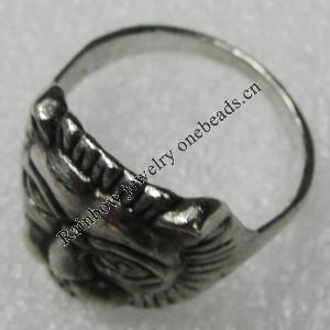 Alloy Rings, Animal 20x18mm, Sold by PC