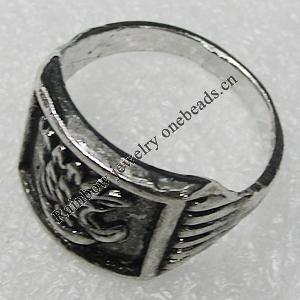 Alloy Rings, Square 17mm, Sold by PC