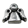 Bead Zinc Alloy Jewelry Findings Lead-free, 12x11mm Hole:3mm, Sold by Bag