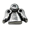 Bead Zinc Alloy Jewelry Findings Lead-free, 12x11mm Hole:3mm, Sold by Bag