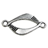 Connectors Zinc Alloy Jewelry Findings Lead-free, 26x12mm Hole:2mm, Sold by Bag