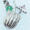 Zinc Alloy Enamel Pendant, Nickel-free & Lead-free, A Grade 21x17mm, Sold by PC  