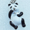 Zinc Alloy Enamel Pendant, Nickel-free & Lead-free, A Grade Animal 22x13mm, Sold by PC  