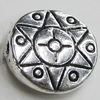 Bead Zinc Alloy Jewelry Findings Lead-free, 12mm, Hole:1mm, Sold by Bag