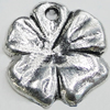 Pendant Zinc Alloy Jewelry Findings Lead-free, 18x20mm, Hole:2mm, Sold by Bag