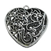 Pendant Zinc Alloy Jewelry Findings Lead-free, 40mm, Hole:4mm, Sold by Bag