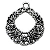Pendant Zinc Alloy Jewelry Findings Lead-free, 25x29mm, Hole:3mm, Sold by Bag