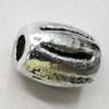 Bead Zinc Alloy Jewelry Findings Lead-free, 6x4mm, Hole:1mm, Sold by Bag