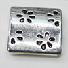 Bead Zinc Alloy Jewelry Findings Lead-free, 12mm, Hole:1mm, Sold by Bag