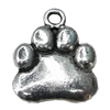 Pendant Zinc Alloy Jewelry Findings Lead-free, 15x18mm, Hole:2mm, Sold by Bag