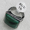 Alloy Rings, Square 20mm, Sold by PC