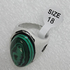 Alloy Rings, Horse Eye 31x15mm, Sold by PC