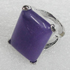 Alloy Rings, Rectangle 25x17mm, Sold by PC