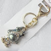 Zinc Alloy keyring Jewelry Key Chains, width:30mm, Length Approx:11.5cm, Sold by PC