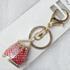 Zinc Alloy keyring Jewelry Key Chains, width:26mm, Length Approx:10cm, Sold by PC