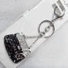 Zinc Alloy keyring Jewelry Key Chains, width:45mm, Length Approx:12.5cm, Sold by PC