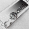 Mobile Decoration, Zinc Alloy Pendant, Pendant: about 20mm wide, Rope: about 6cm, Sold by PC