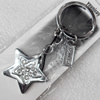 Mobile Decoration, Zinc Alloy Pendant, Pendant: about 34mm wide, Rope: about 6cm, Sold by PC