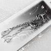 Mobile Decoration, Zinc Alloy Pendant, Pendant: about 18mm wide, Rope: about 6cm, Sold by PC