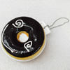 Mobile Decoration, PU Leather with mirror, Chain: about 60mm long, Pendant: about 61mm wide, Sold by PC