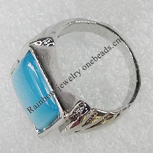 Alloy Rings, Square 16mm, Sold by PC