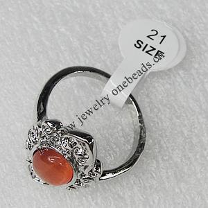 Alloy Rings, Oval 10x8mm, Sold by PC