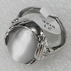 Alloy Rings, Oval 18x14mm, Sold by PC