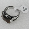Alloy Rings, Square 13mm, Sold by PC