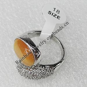 Alloy Rings, Oval 14x10mm, Sold by PC