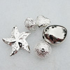 Jewelry Findings CCB Plastic Beads Silver Color, Mix Style, 22x18mm-42mm, Sold by Bag