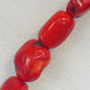 Corals Beads, Nugget, 20x30-25x30mm, Hole:Approx 1mm, Sold by KG