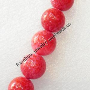 Corals Beads, Round, 15mm, Hole:Approx 1mm, Sold by KG