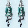 Zinc Alloy Enamel Charm/Pendant with Crystal, Nickel-free & Lead-free, A Grade 25x15mm, Sold by PC  