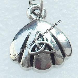 Zinc Alloy Charm/Pendants, Nickel-free & Lead-free, A Grade 15x13mm, Sold by PC