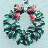 Zinc Alloy Enamel Pendant, Nickel-free & Lead-free, A Grade 26x23mm, Sold by PC  