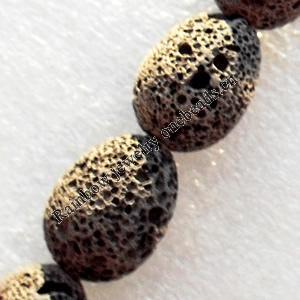 Natural Lava Beads, Teardrop, 15x18mm, Hole:1mm, Sold by KG