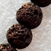 Natural Lava Beads, Round, 10mm, Hole:1mm, Sold by KG