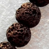 Natural Lava Beads, Round, 20mm, Hole:1.5mm, Sold by KG