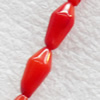 Corals Beads, Bicone, 6x12mm, Hole:Approx 1mm, Sold by KG