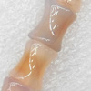 Agate Beads, Bone, 8x10mm, Hole:Approx 1mm, Sold per 16-inch Strand