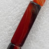 Agate Beads, 8x30mm, Hole:Approx 1mm, Sold per 16-inch Strand