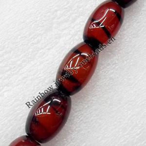 Agate Beads, Oval, 15x23mm, Hole:Approx 1mm, Sold per 16-inch Strand