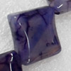 Agate Beads, Diamond, 25mm, Hole:Approx 1mm, Sold per 16-inch Strand