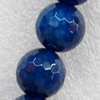 Agate Beads, Faceted Round, 14mm, Hole:Approx 1mm, Sold per 16-inch Strand