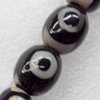 Tibetan Agate Dzi Beads, 13mm, Hole:Approx 1mm, Sold per 15.7-inch Strand