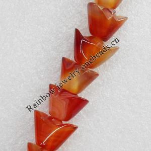 Agate Beads, 20x12mm, Hole:Approx 1mm, Sold by PC