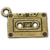 Pendant Zinc Alloy Jewelry Findings Lead-free, Rectangle 20x16mm Hole:3mm, Sold by Bag