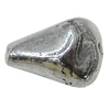 Bead Zinc Alloy Jewelry Findings Lead-free, Teardrop 13x9mm Hole:1mm, Sold by Bag