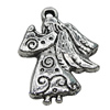 Pendant Zinc Alloy Jewelry Findings Lead-free, 18x23mm Hole:2mm, Sold by Bag