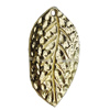 Pendant Zinc Alloy Jewelry Findings Lead-free, Leaf 35x18mm Hole:1mm, Sold by Bag
